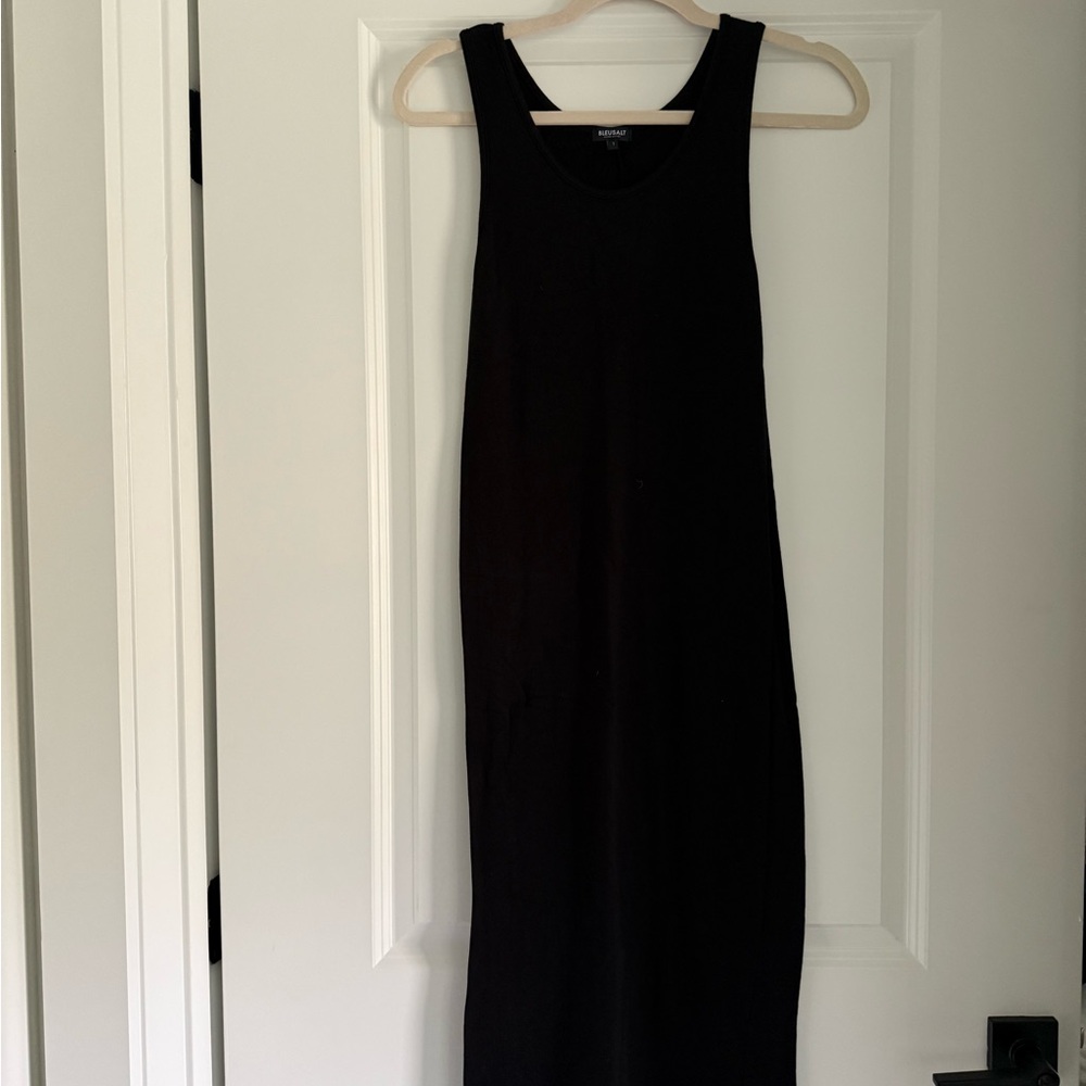 Bleusalt midi split back dress